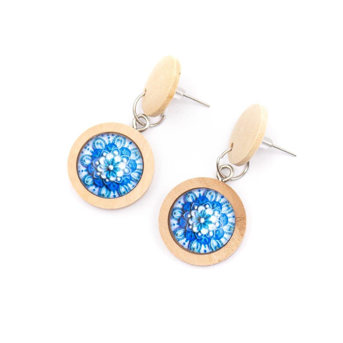 Wood earrings for women ER-101-MIX-5