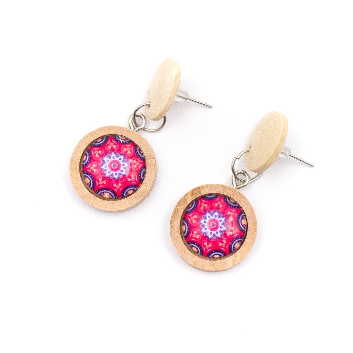 Wood earrings for women ER-101-MIX-5