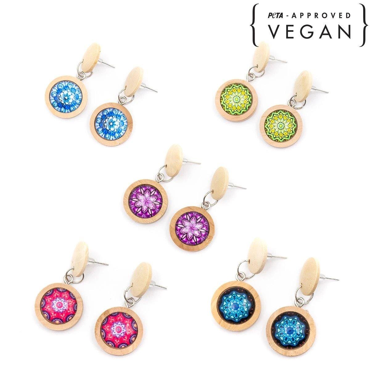 Wood earrings for women ER-101-MIX-5