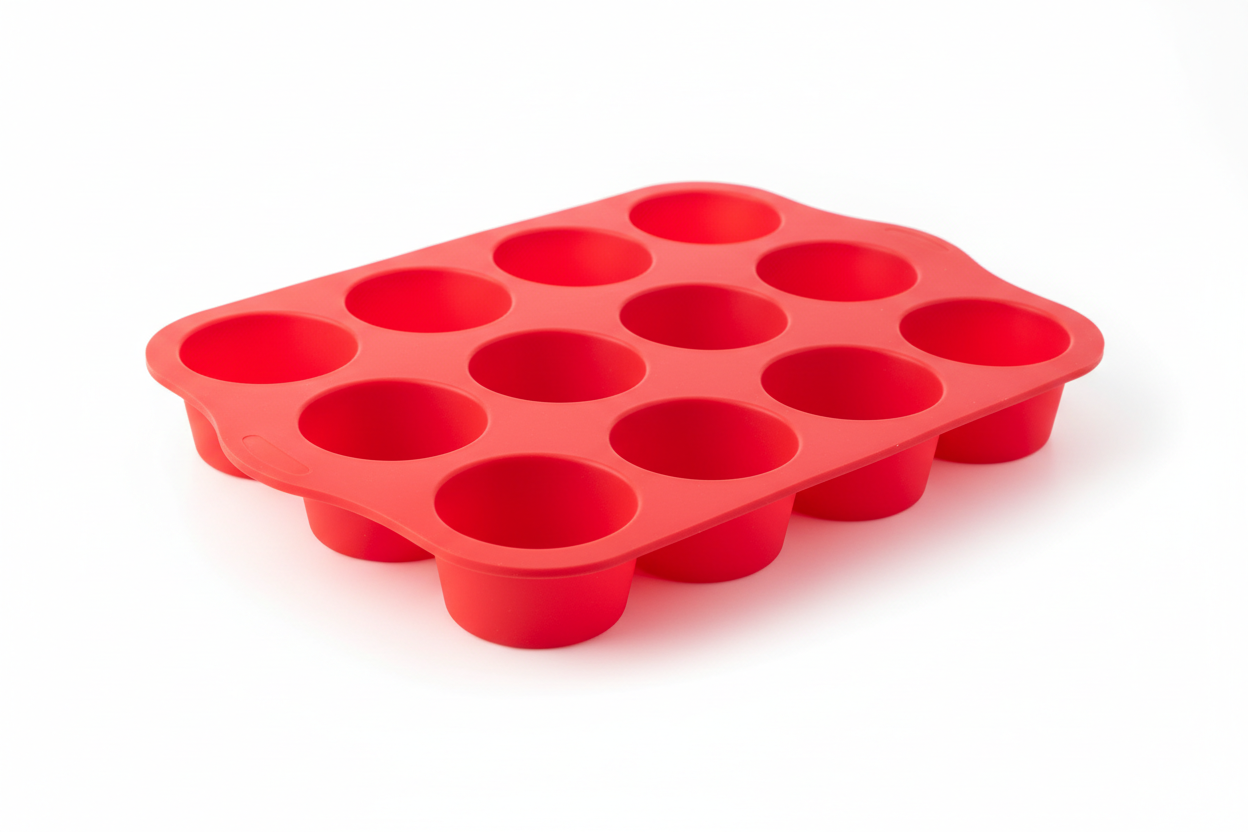 Formas de Silicone para Bolos e Muffins 12 Cavidades