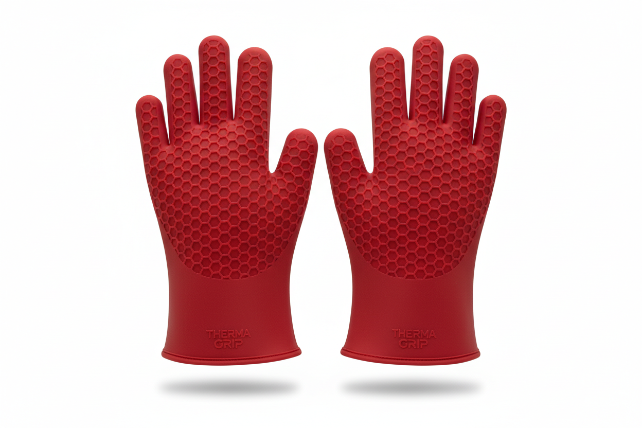 Luvas de Silicone Resistentes ao Calor - Par