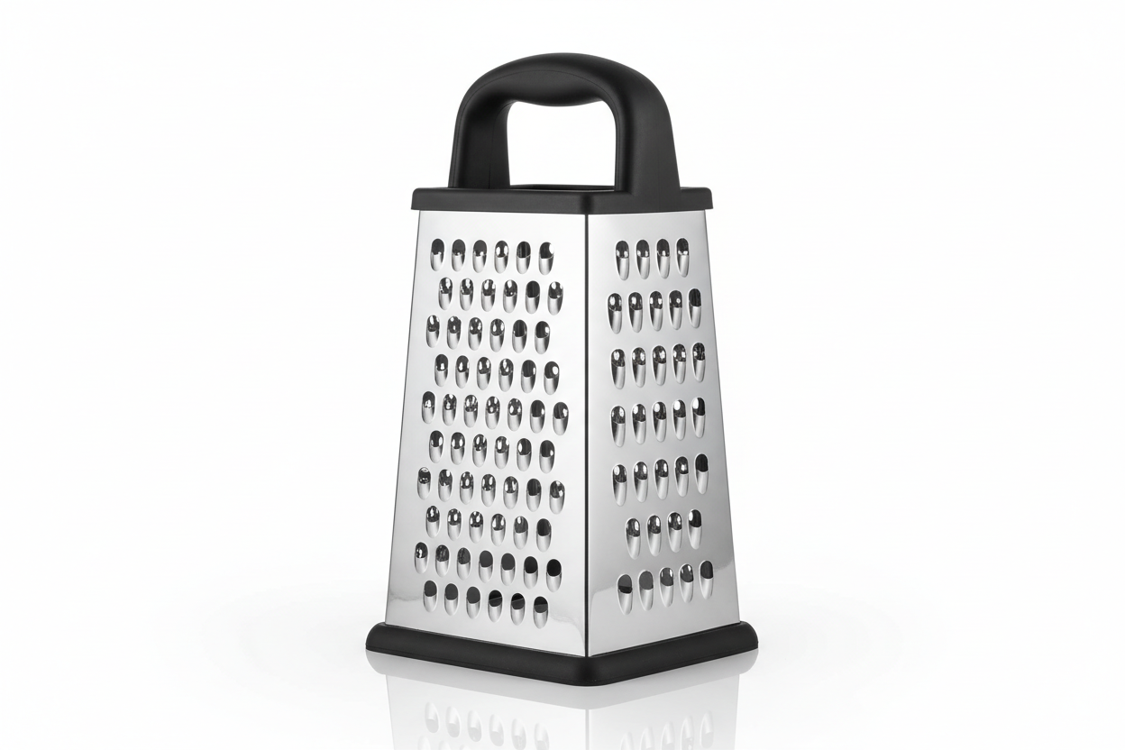 Ralador Multifuncional 4 Faces - Aço Inoxidável