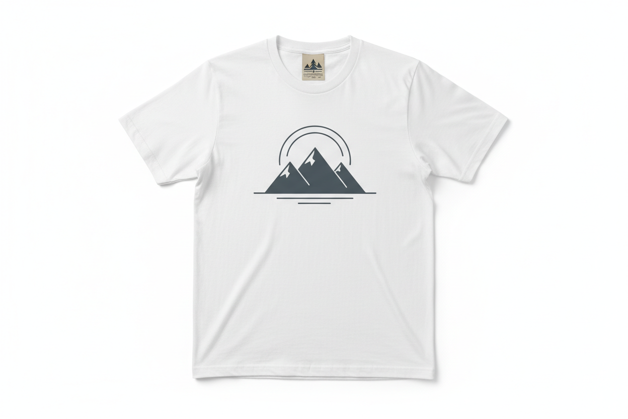 T-shirt Premium - Montanhas Minimalistas