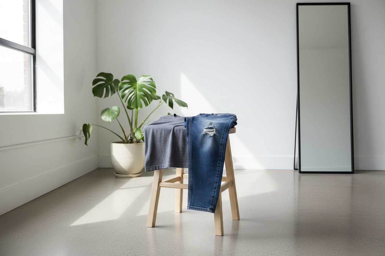 T-shirt Premium Cinzenta - Look Casual