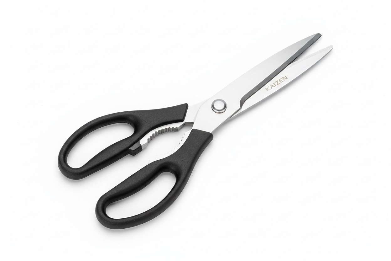 Tesoura de Cozinha Multiusos em Aço Inoxidável